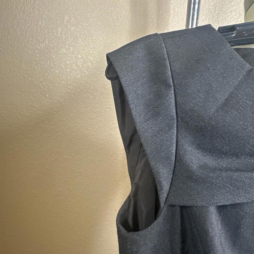 Tahari viscose Women’s Size 4 Gray Office‎ Dress - Picture 4 of 7